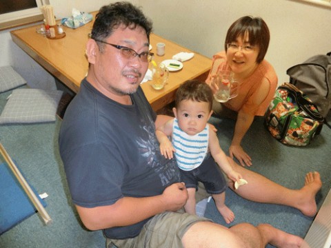 昨夜のお客さま!かわいいベィビー♪