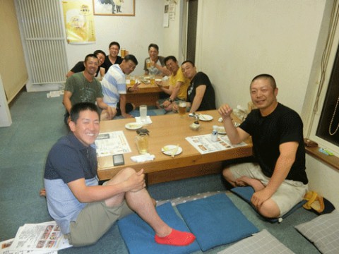 昨夜のお客さま!宴会に感謝♪
