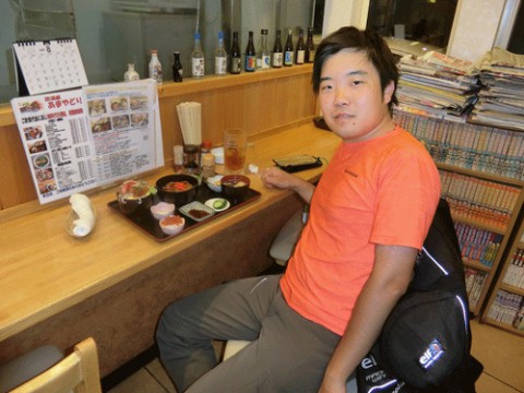 昨夜のお客さま!兵庫県からバイクで♪