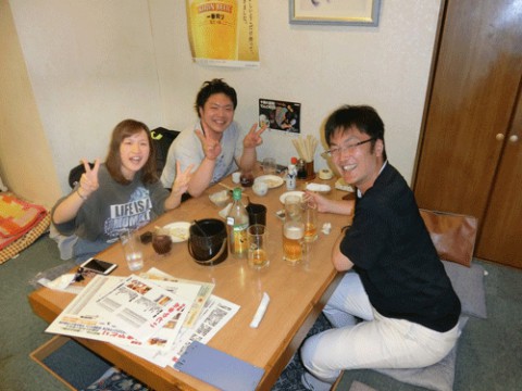 昨夜のお客さま!仲間たちと♪