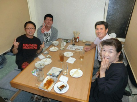 昨夜のお客さま!常連さんがお客さまを♪