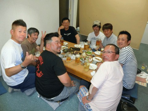 昨夜のお客さま!若葉小の野球部PTA♪