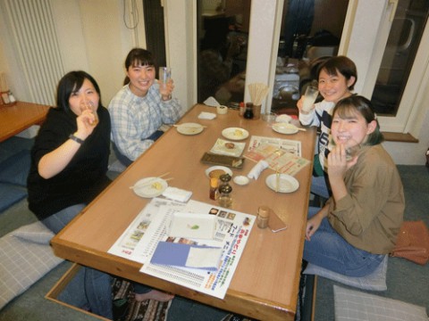 昨夜のお客さま!女子大生いらっしゃ~い♪