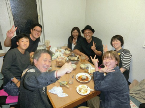 昨夜のお客さま!仲間と親戚と♪