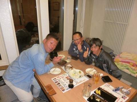 昨夜のお客さま!若葉小の野球部PTA♪