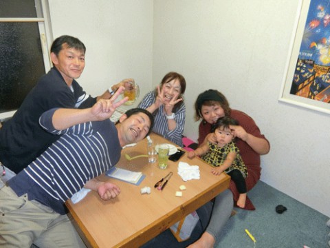 昨夜のお客さま!ありがとうね常連さん♪