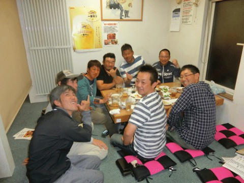 昨夜のお客さま!若葉小の野球部PTA♪