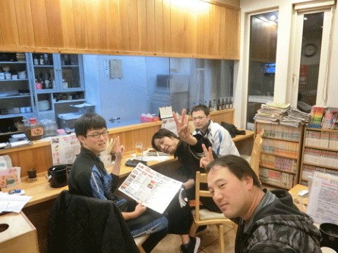 昨夜のお客さま!仲間たち♪