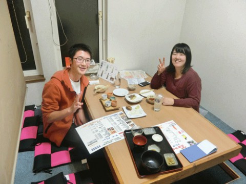 昨夜のお客さま!結婚おめでとう♪