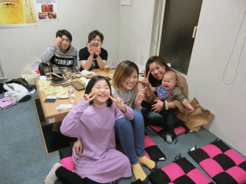 昨夜のお客さま!楽しいご家族でした♪