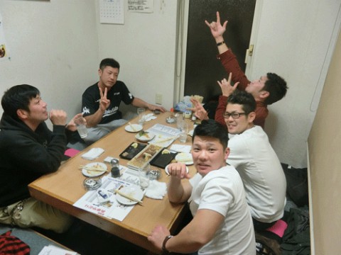 昨夜のお客さま!職場かなぁ♪