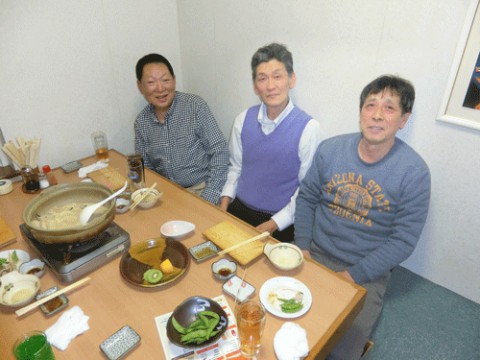 昨夜のお客さま!昔は同業者だった♪