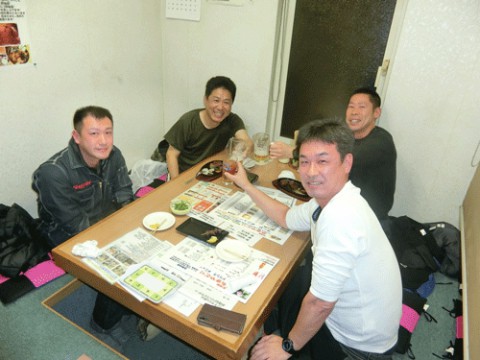 昨夜のお客さま!千歳からのお客さま♪