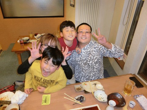 昨夜のお客さま!今年はたくさんの笑顔をありがとうございました♪