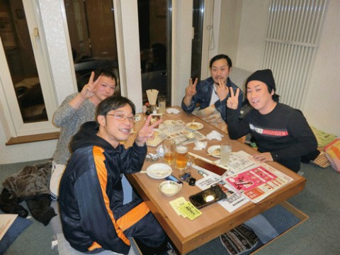 昨夜のお客さま!職場の仲間との宴♪