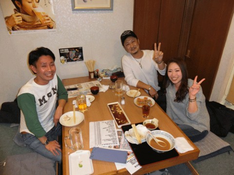 昨夜のお客さま!嫁と友との宴♪