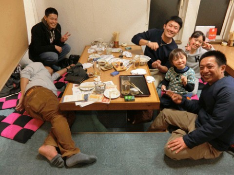 昨夜のお客さま!楽しい宴は夢の中♪