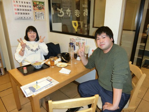 昨夜のお客さま!感謝、感謝の常連さん♪