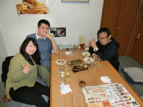 昨夜のお客さま!元バイト君との宴♪