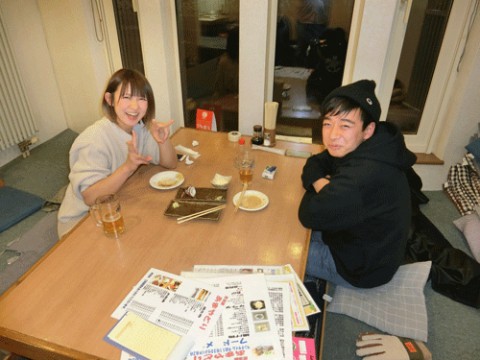 昨夜のお客さま!かわいい彼女と♪