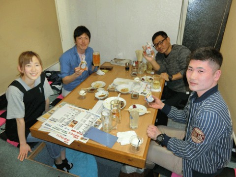 昨夜のお客さま!常連さんの宴♪