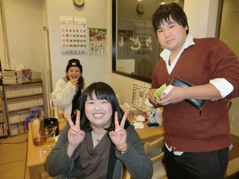 昨夜のお客さま!常連さんと友と♪
