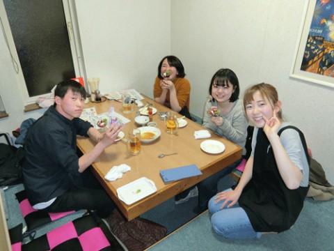 昨夜のお客さま!常連さんと♪