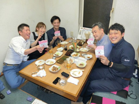昨夜のお客さま!男性4人でご来店♪