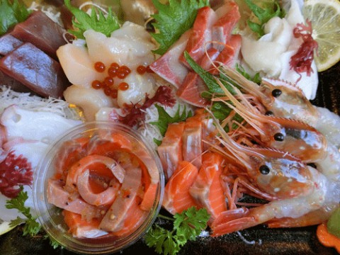 年越し用お刺身盛り合わせ♪