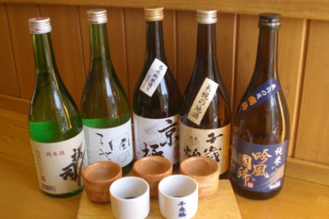 北海道の地酒飲み比べ♪