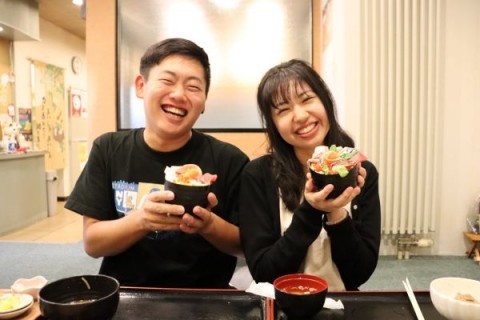 昨夜のお客さま! 関西からの大学生♪