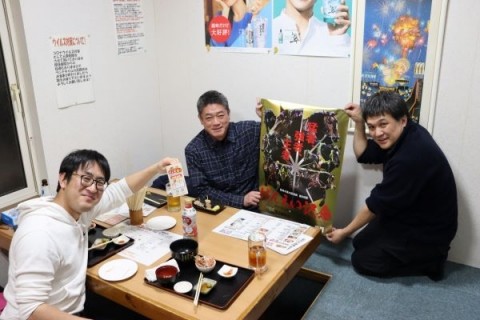 昨夜のお客さま! ばんばのお仕事で札幌から♪