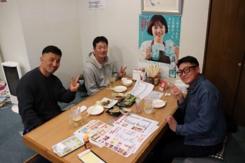 昨夜のお客さま! 常連さんが仲間を連れてきた♪