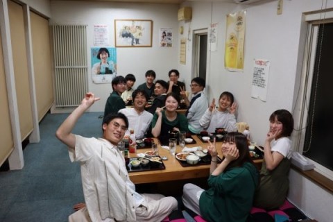 昨夜のお客さま! 畜大生のディナー♪