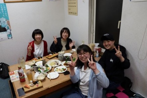 昨夜のお客さま! 楽しい女子会♪