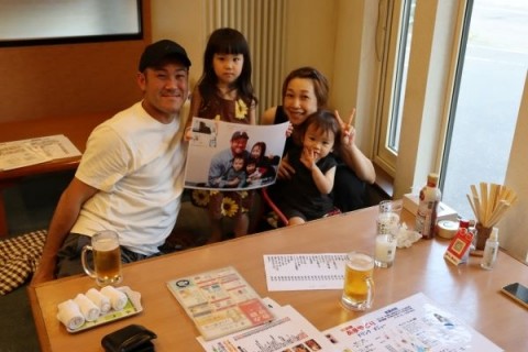 昨夜のお客さま! ご家族で、いらっしゃ～い♪