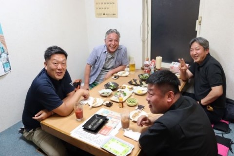 昨夜のお客さま! 同じ職場のみなさんかなぁ♪
