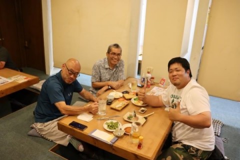昨夜のお客さま! 畜大ラグビー部OB♪
