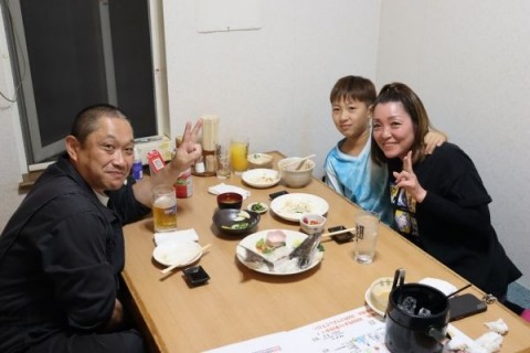 昨夜のお客さま! ご家族でご来店♪