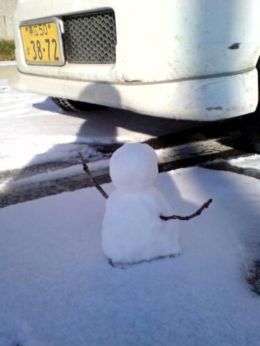 雪だるま！