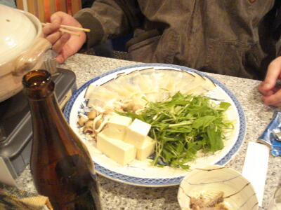 クジラのハリハリ鍋！