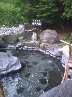 芽登温泉！