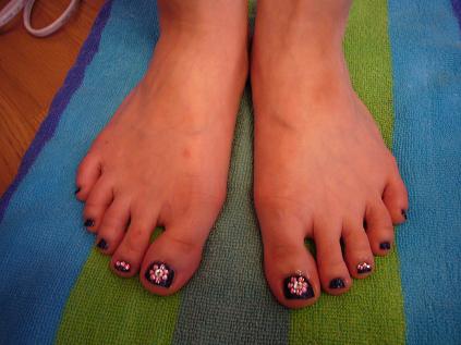 足元にもキラキラ！