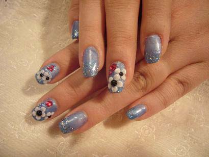 ふんわりと..ブルー