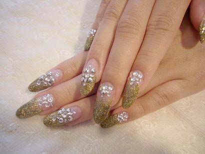 ラメ感たっぷりネイル♪