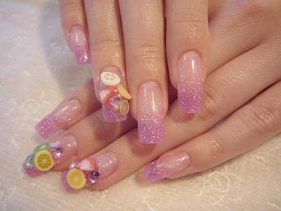 フルーツ盛ネイル♪