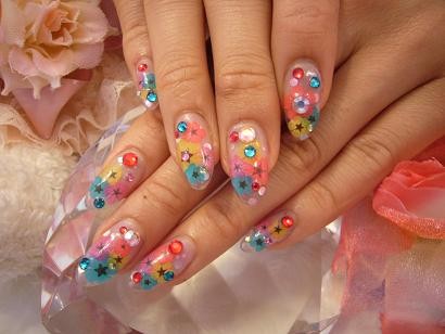 押し花ネイル♪オンパレード～