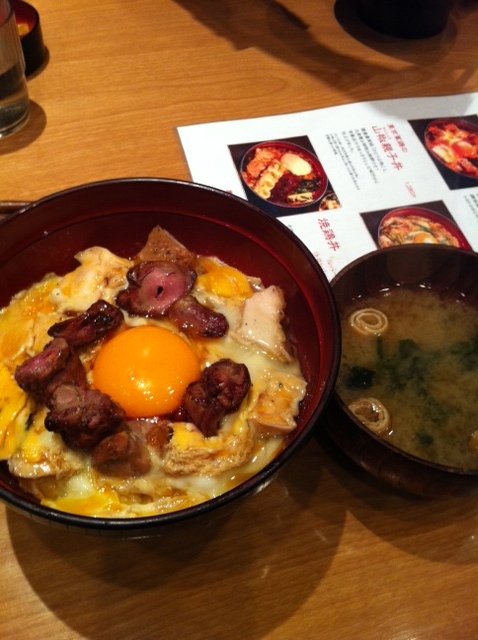 ダイバーシティーで炭焼き親子丼♪