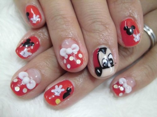 ディズニーランドなネイル♪