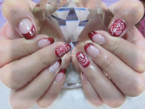 薔薇なネイル♪